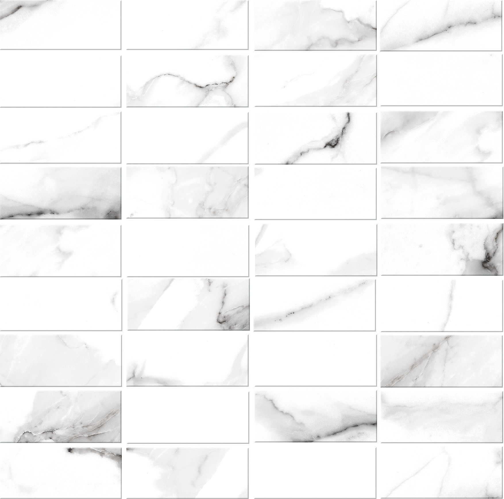 A16677 Мозаика White stream белый 30x30 Meissen
