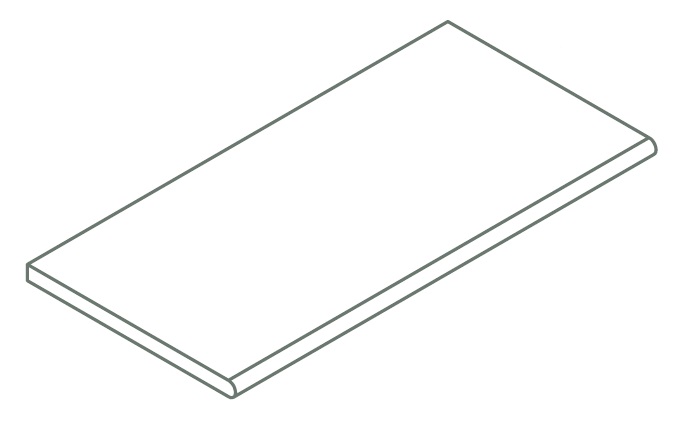 620090001161 Avantgarde X2 Pure Bordo Round 30x120 Italon