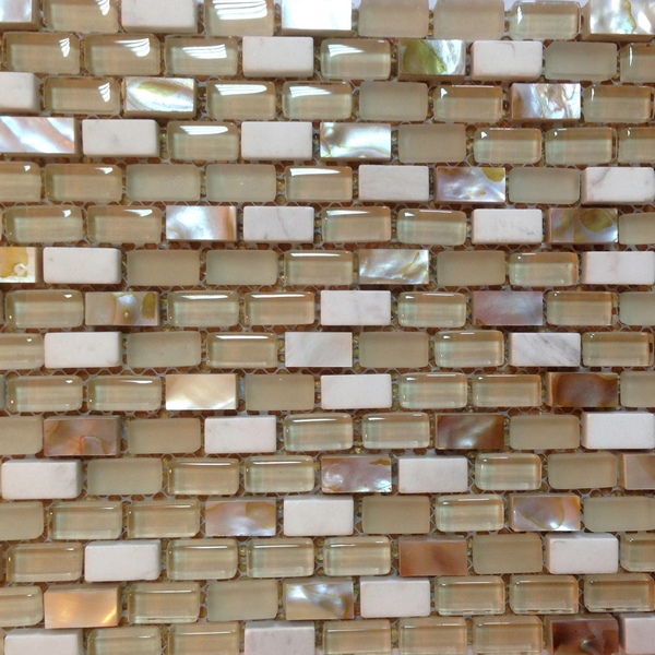 Light Pearl 001A 1x2 28,6x28,8 Lace Mosaic
