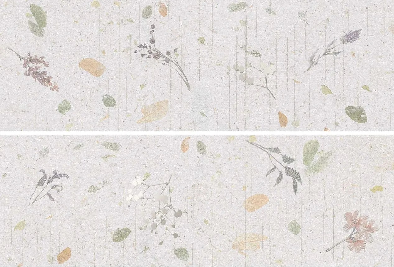 R0002488 Botanical Decor Lino (Set 2 Pzs) 60x90 Ibero