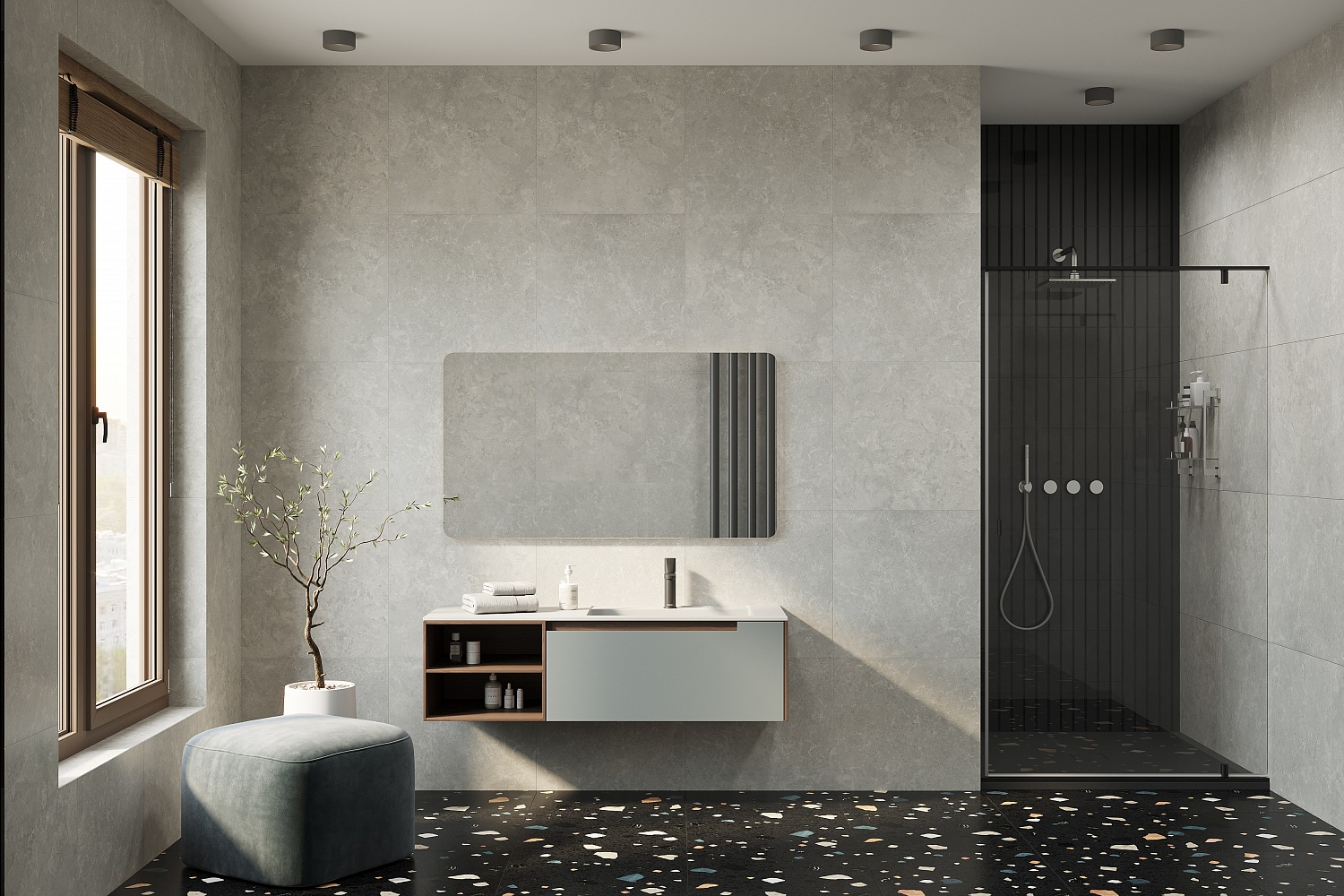NB_P0023_8 Сray light geometry 30х60х0,9 Creto