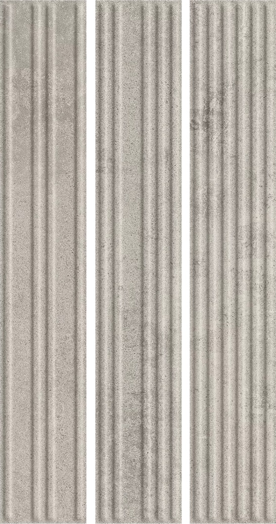 Carrizo Grey Elewacja Struktura Stripes Mix Mat 40x6,6 Paradyz