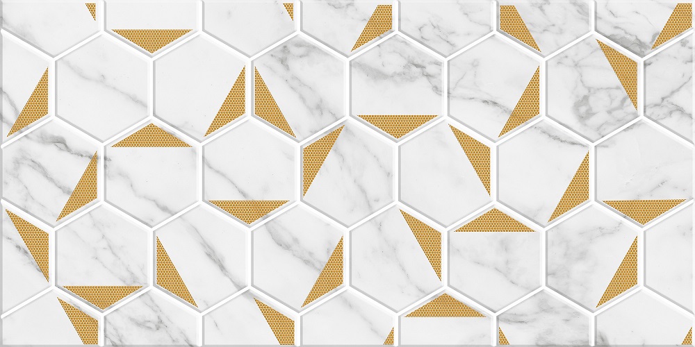 Декор Marble Gold белый 30х60 Beryoza Ceramica