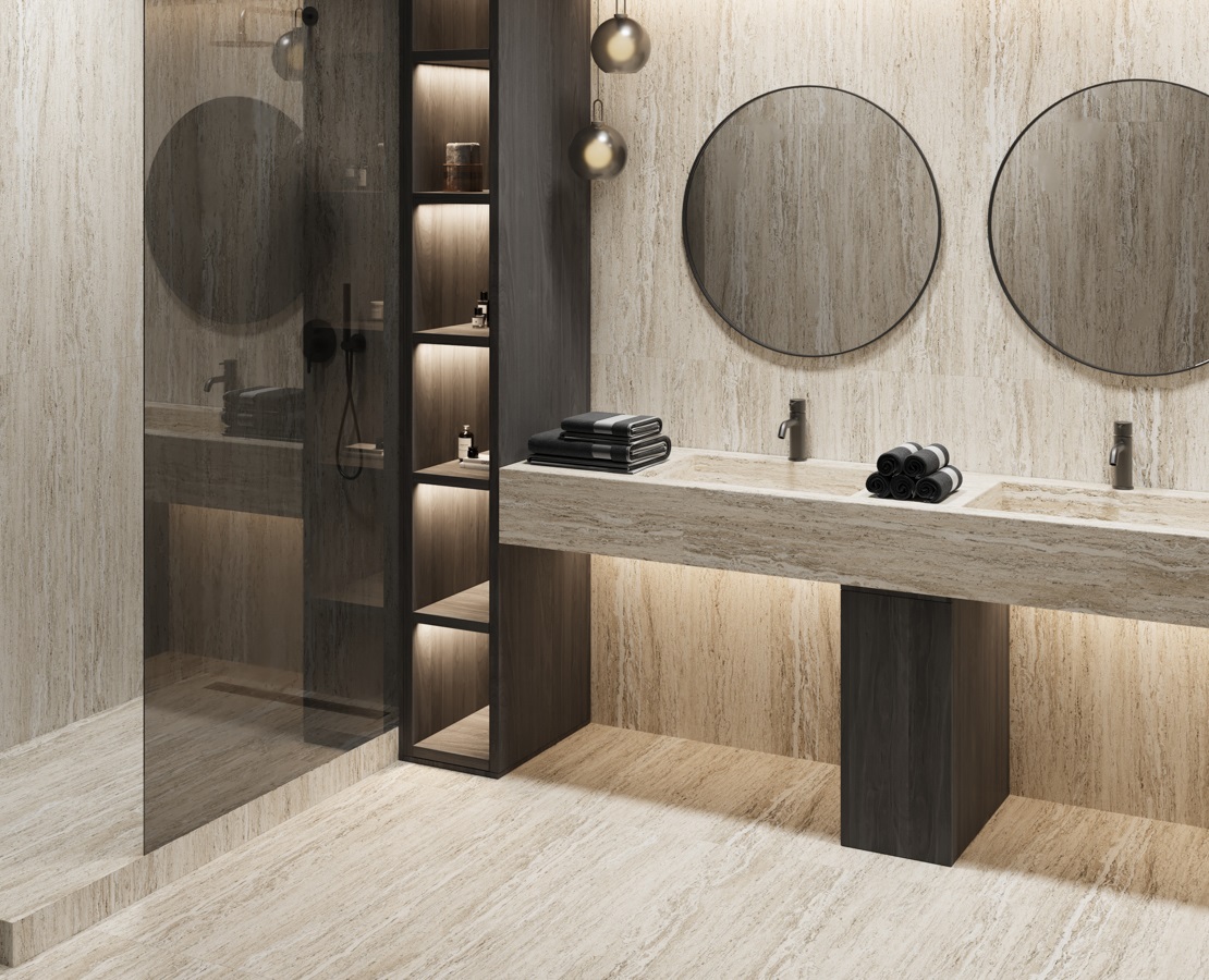 S4441C Pietra Beige Carving 60x120 Buono Ceramica