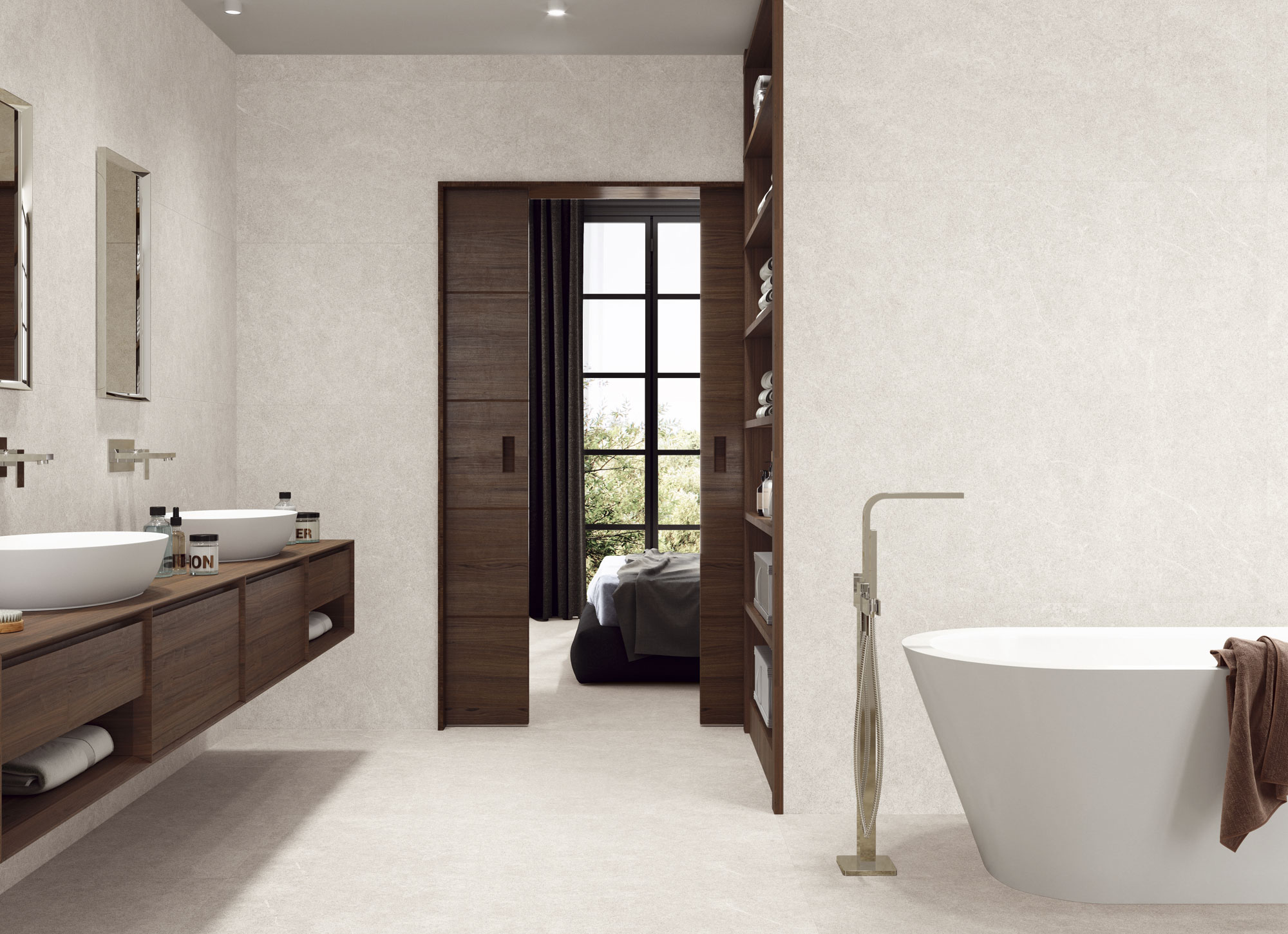 9551 Soller Blanco Relieve Nau Rect 30х90 Porcelanite Dos
