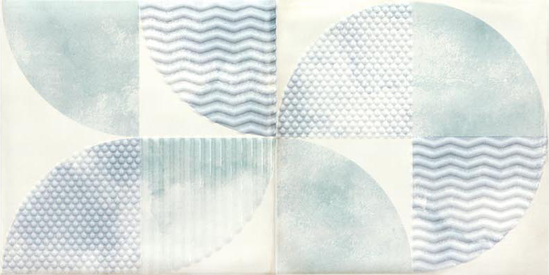 WITMB523 Retro Inserto Green-Blue 20x40 RAKO