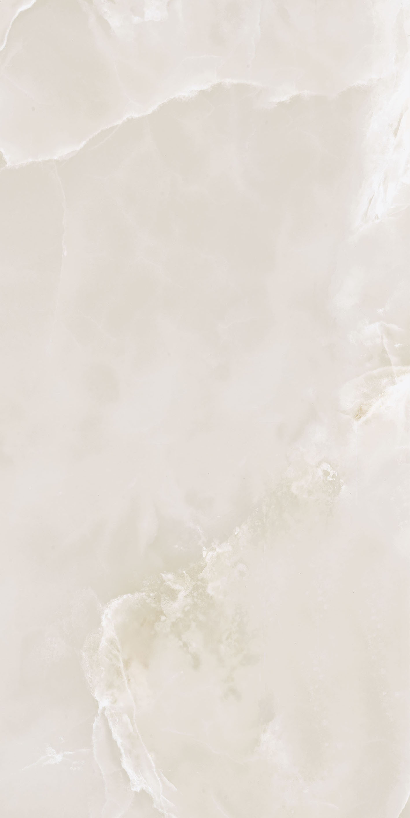 778831 Eccentric Luxe Cloudy White Glossy 6mm 60x120 Rex Ceramiche