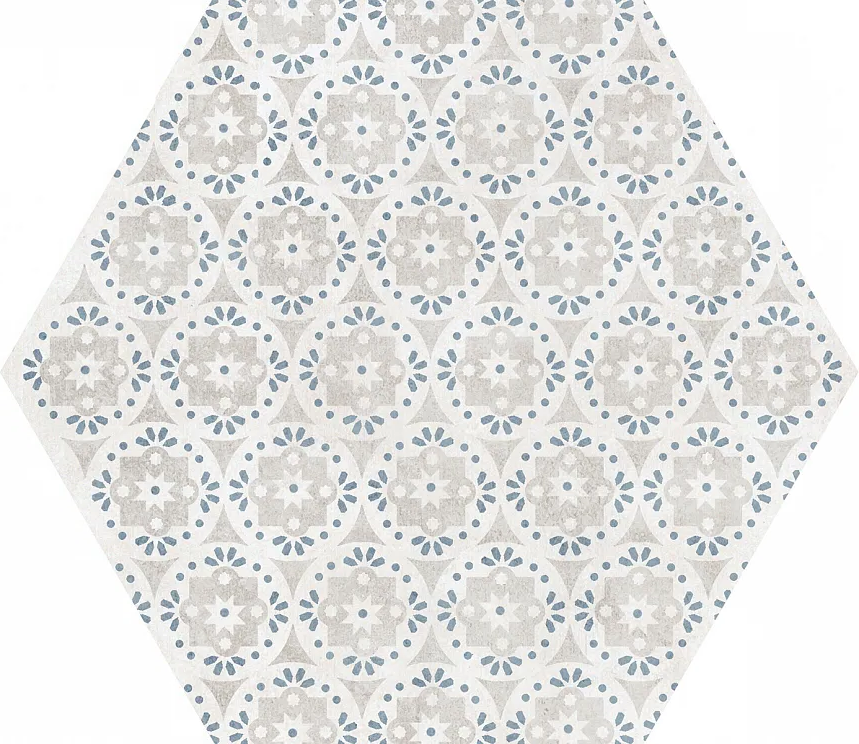 Atrium Hex Alpha Mix-Azul 25.8x29 Pamesa