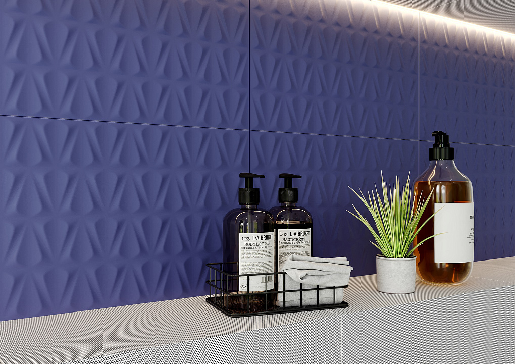 010100001198 Конфетти голубой верх 01 25х40 Gracia Ceramica фото 7