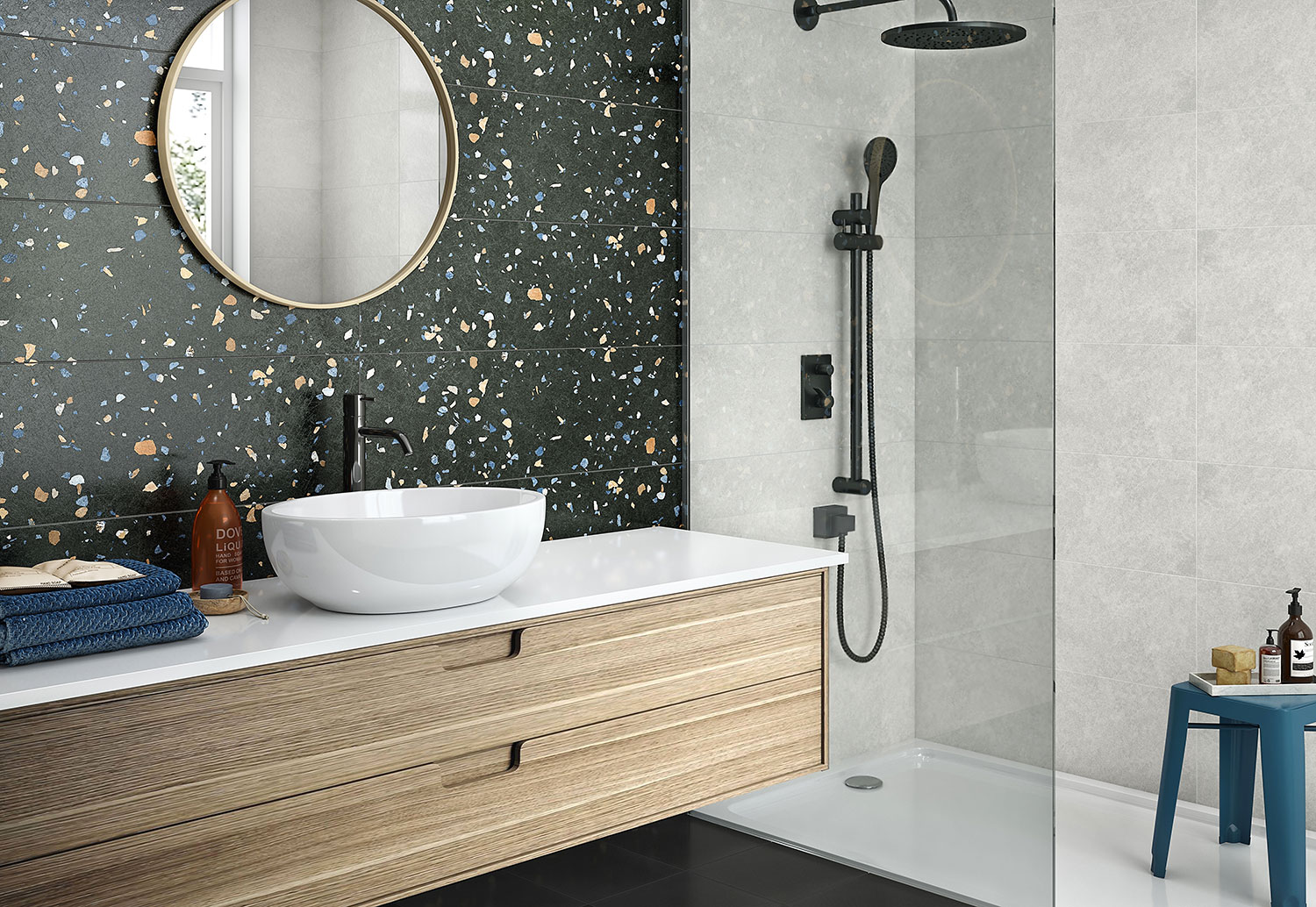 Cheetah Teratzo Black 30x90 Alborz Ceramic