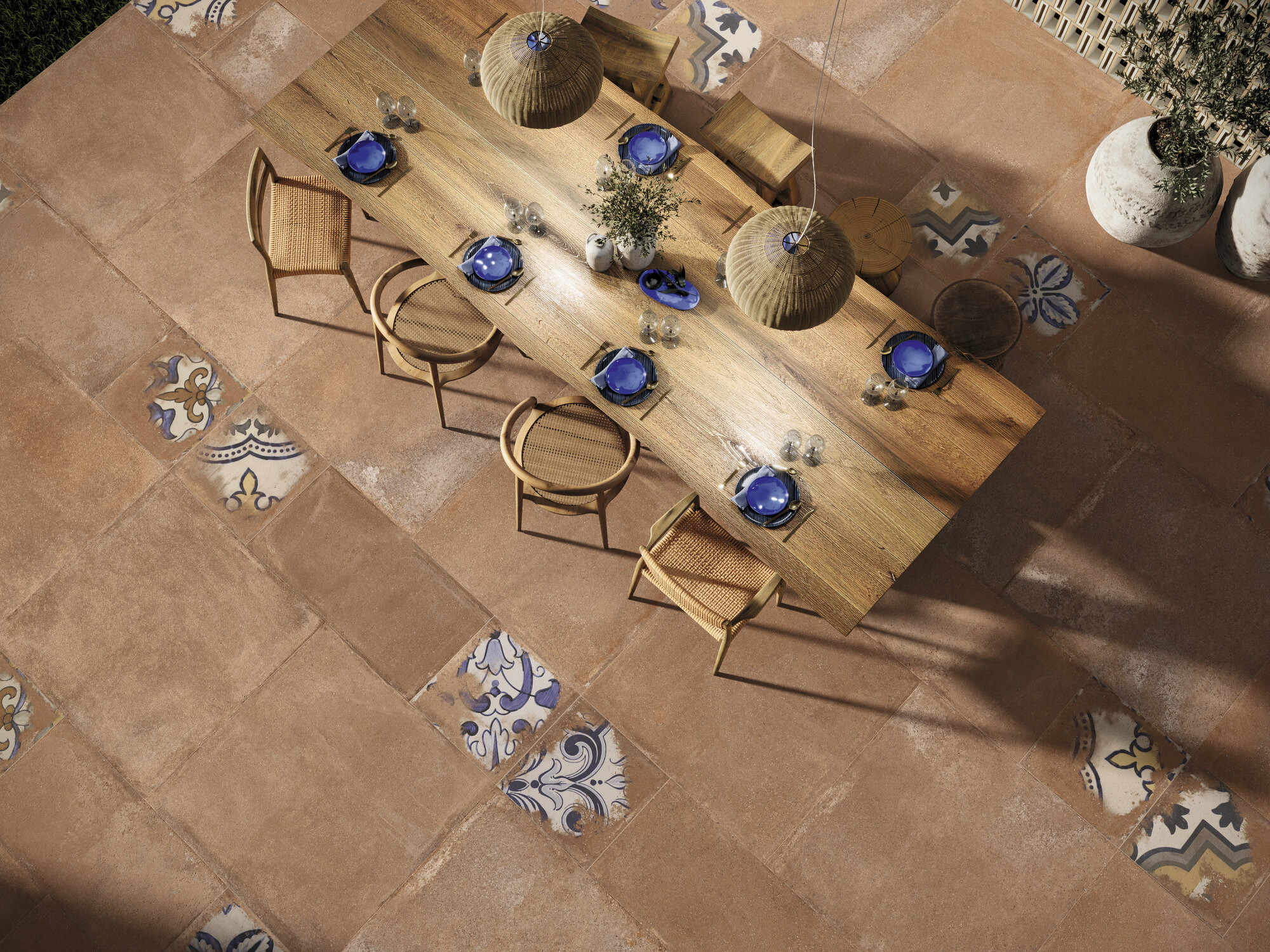 A042409 Palanzo Ecru Rect. 60x60 Ape Ceramica