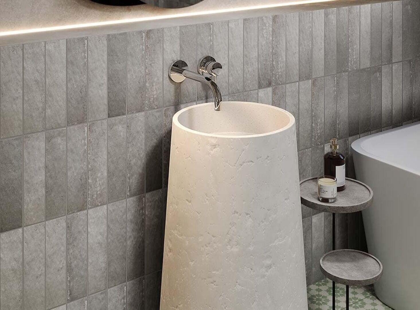 Terracotta Grey 45x45 Geotiles