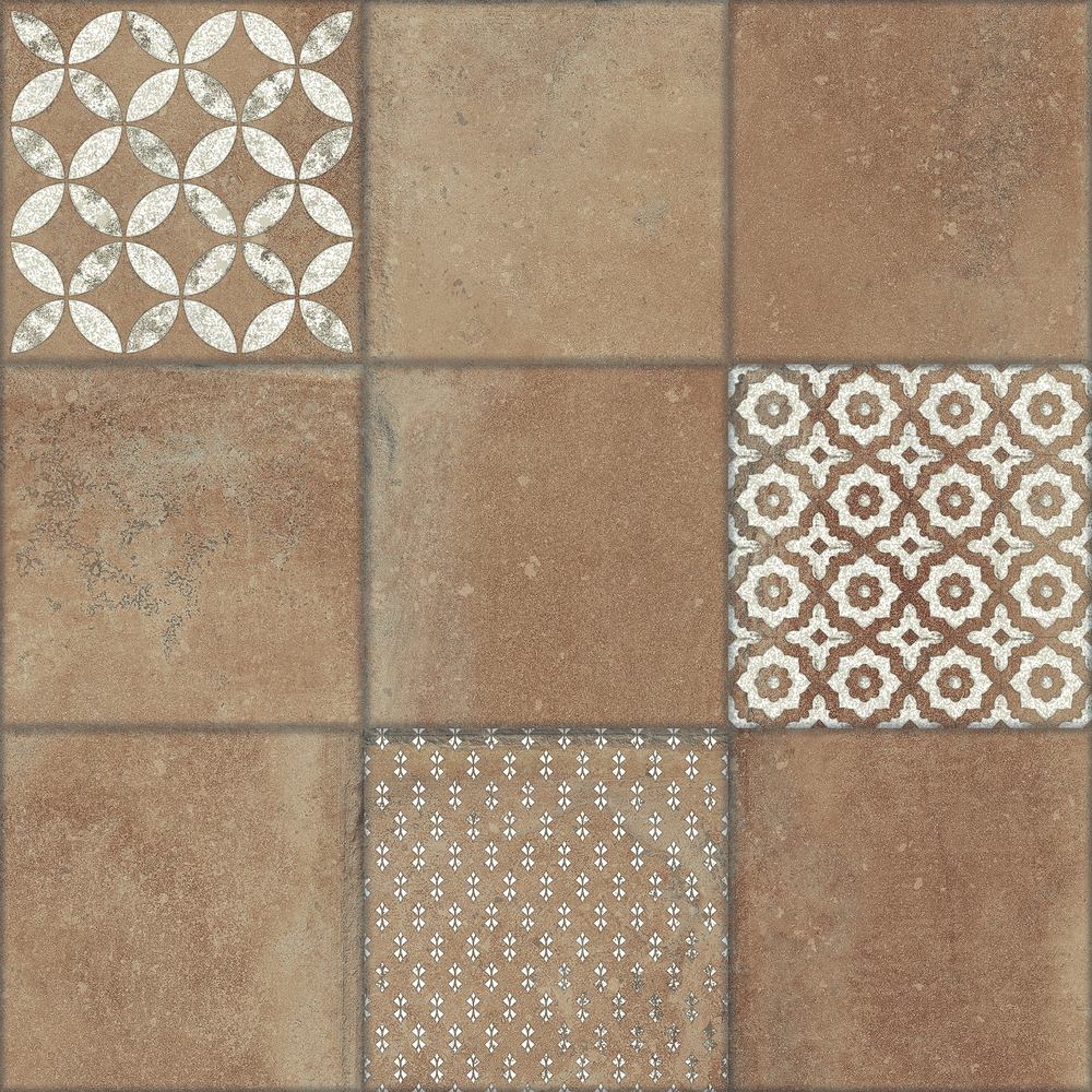 Kube Quinta Cotto-Carrara 45x45 La Platera