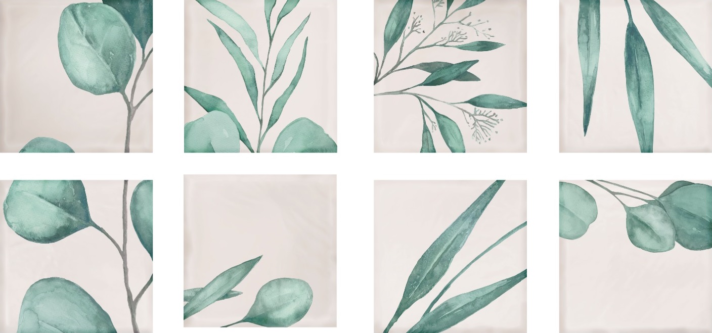 Mate Decor Greens 15x15 Eletto Ceramica
