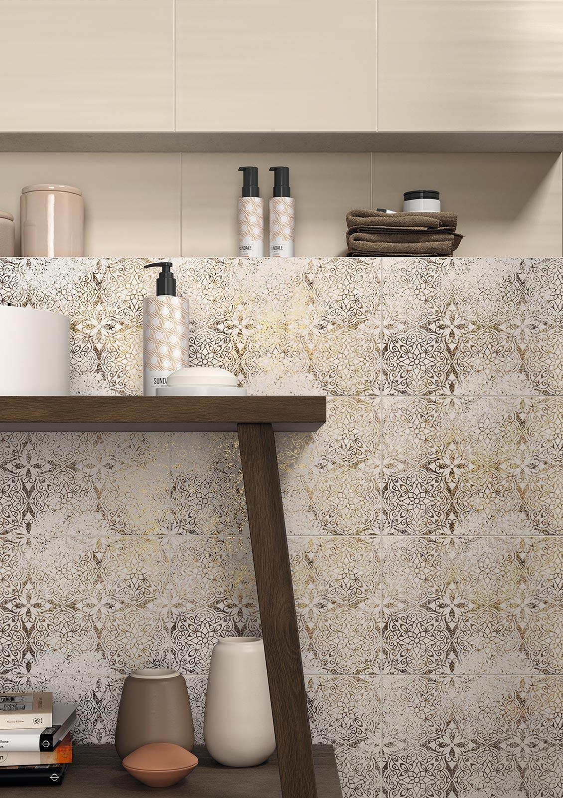 M01S Neutral Taupe Struttura Tide 3D 25x38 MARAZZI Italy