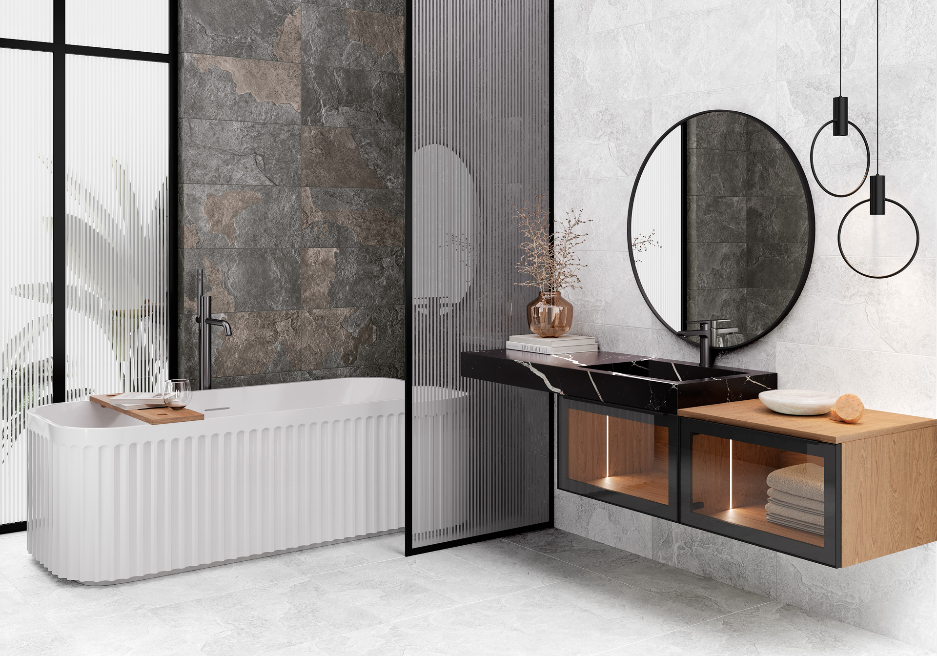 GFA3060FJO07R Fjord матовый 300x600x9 Alma Ceramica (Уралкерамика)