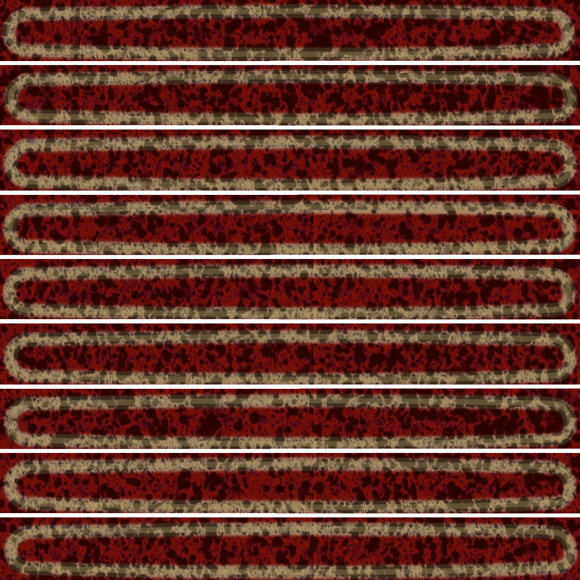 KMD2SOB003BN Декор чипсет Далия красный тёмный глянцевый 20x20x0,95 Kerama Marazzi
