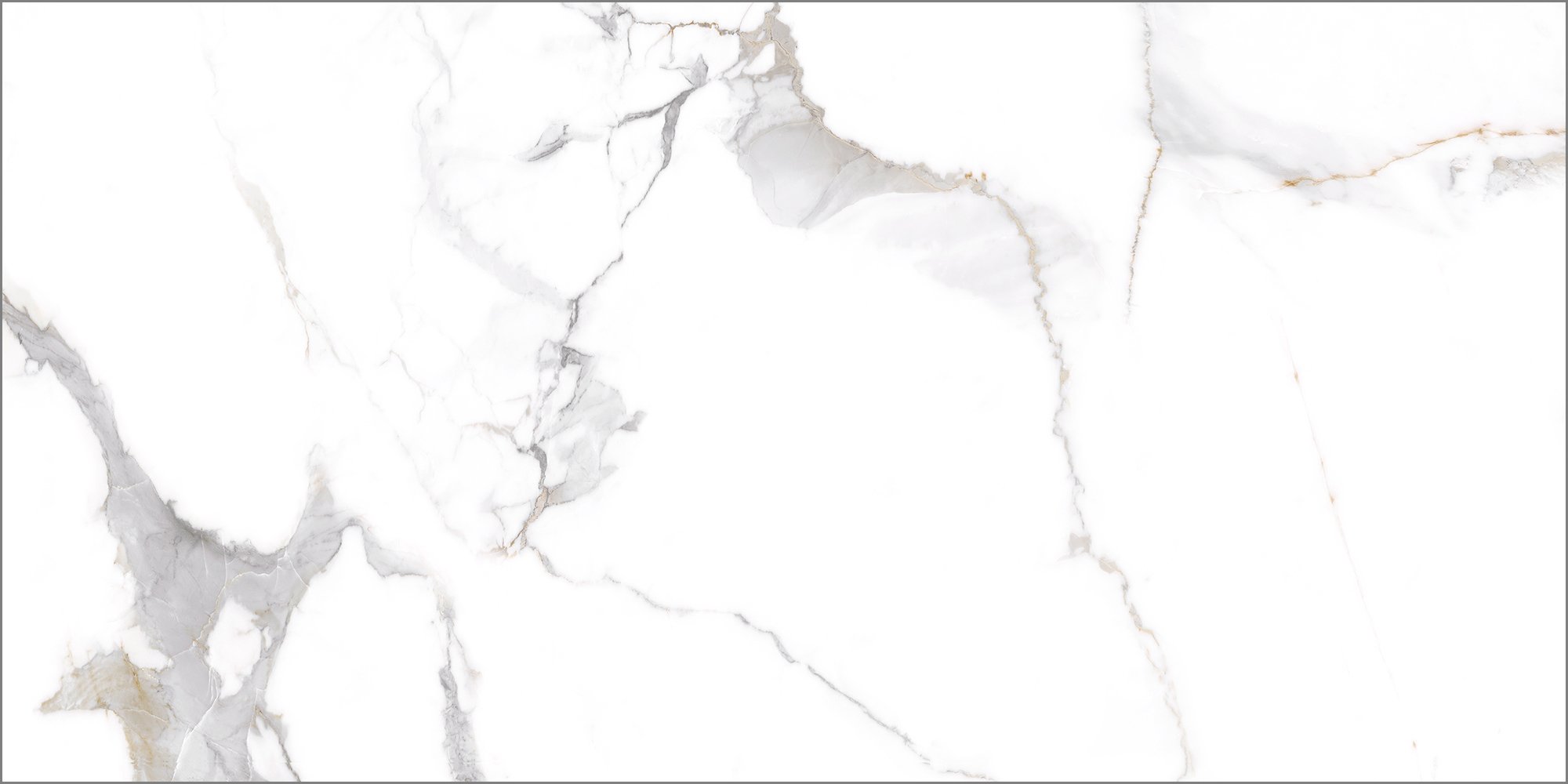 GT40806103MR Calacatta Imperial GT Белый 40x80 Global Tile