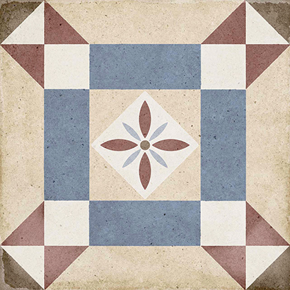24399 ART NOUVEAU LYS COLOR 20*20 EQUIPE