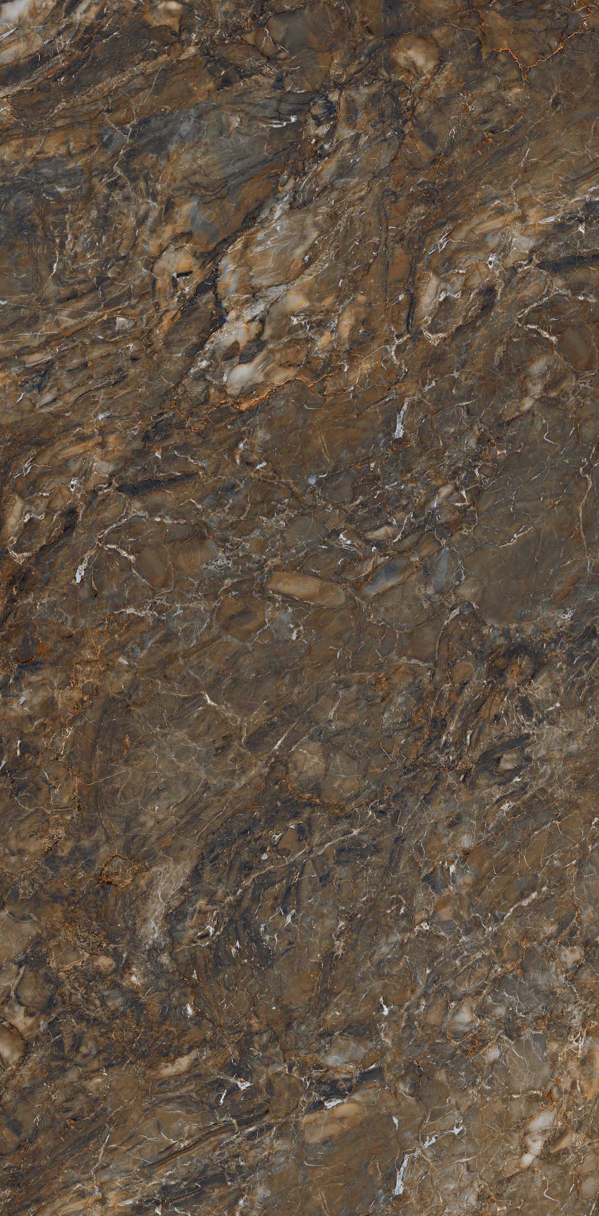 BR04 Bernini Dark Brown Неполированный Рект. 80х160х10 Estima