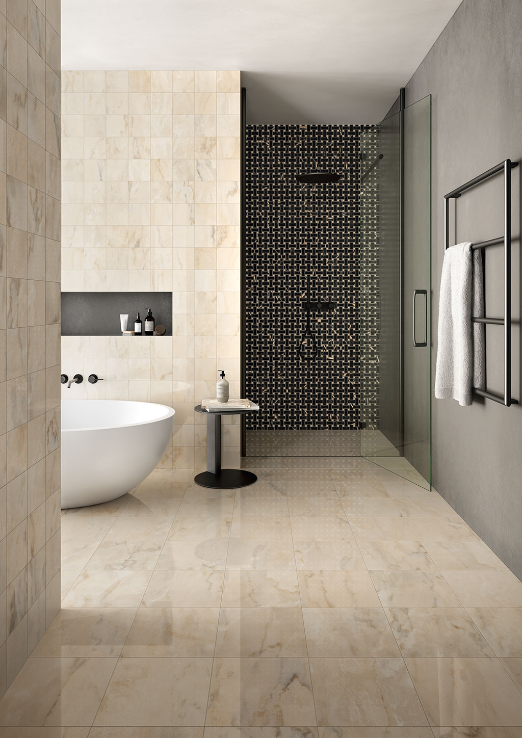M4759LR SOUND OF MARBLES SCREZIATO VIVACE Polished 74x74 Fioranesе