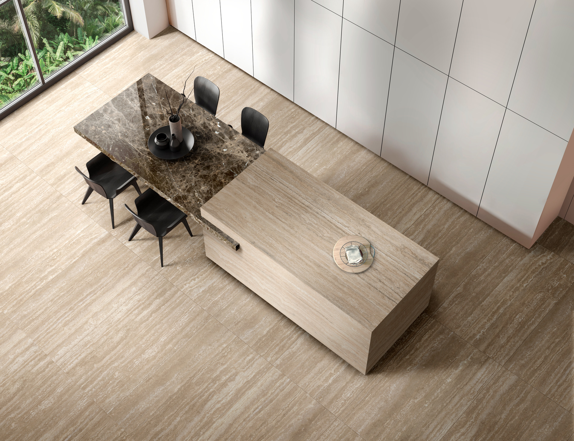 RCA7 Realstone Travertino Vein Bianco Rett 60x120 Ragno Marazzi