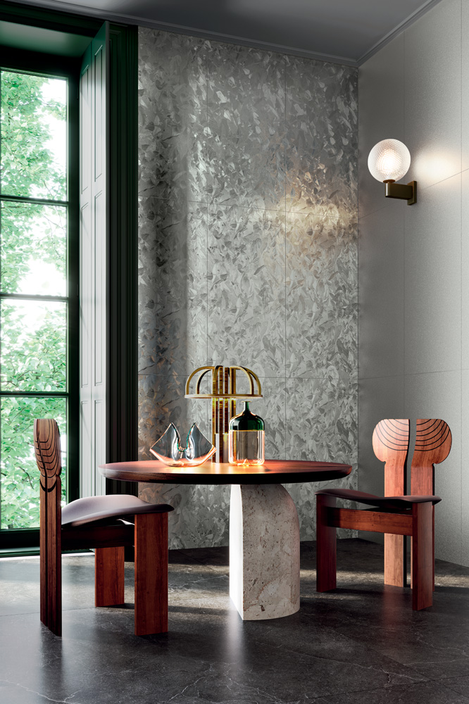 Wonderwall Silver Leaf Natural 3.5 mm 100x300 Kerlite фото 5