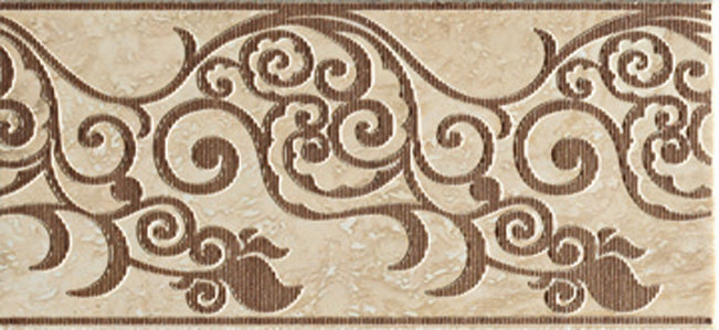 DG06LI Digit Travertino Listello Tralcio 14x30.5 Impronta