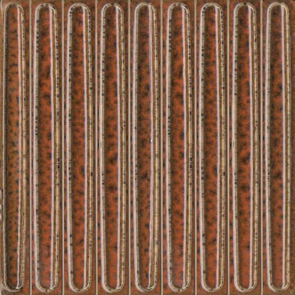 KMD2SOB007BN Декор чипсет Далия оранжевый глянцевый 20x20x0,95 Kerama Marazzi