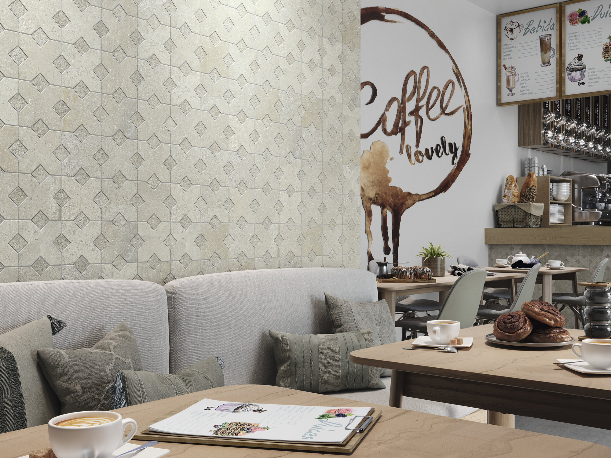 A042409 Palanzo Ecru Rect. 60x60 Ape Ceramica
