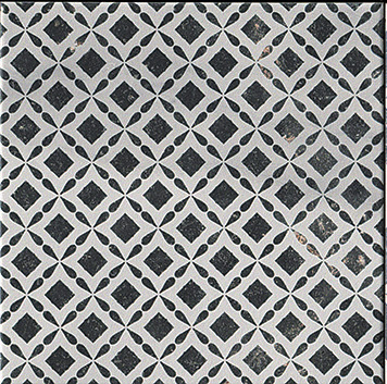 fLZM Roma Deco 20 Statuario Grafitte 20x20 FAP Ceramiche