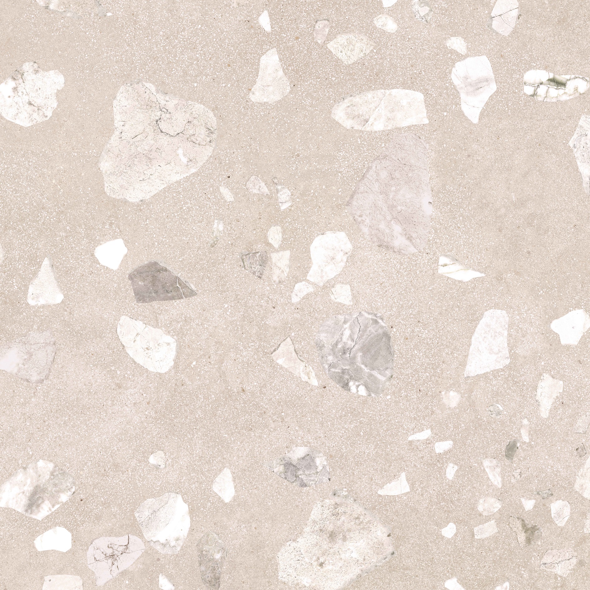 Terrazzo sugar beige PG 01 60х60 Gracia Ceramica