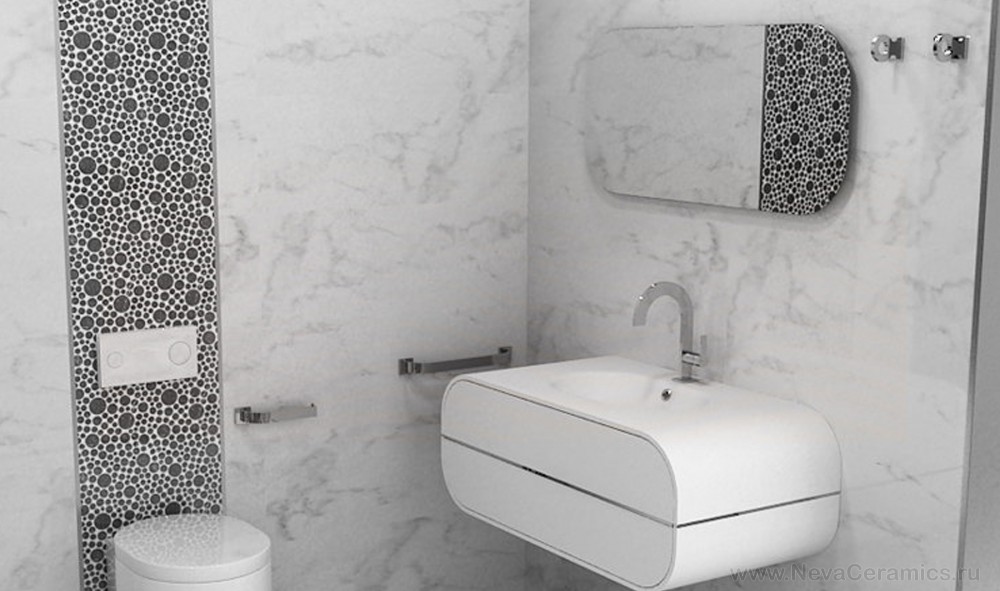 V1440163 Bianco Carrara 33.3x100 Porcelanosa