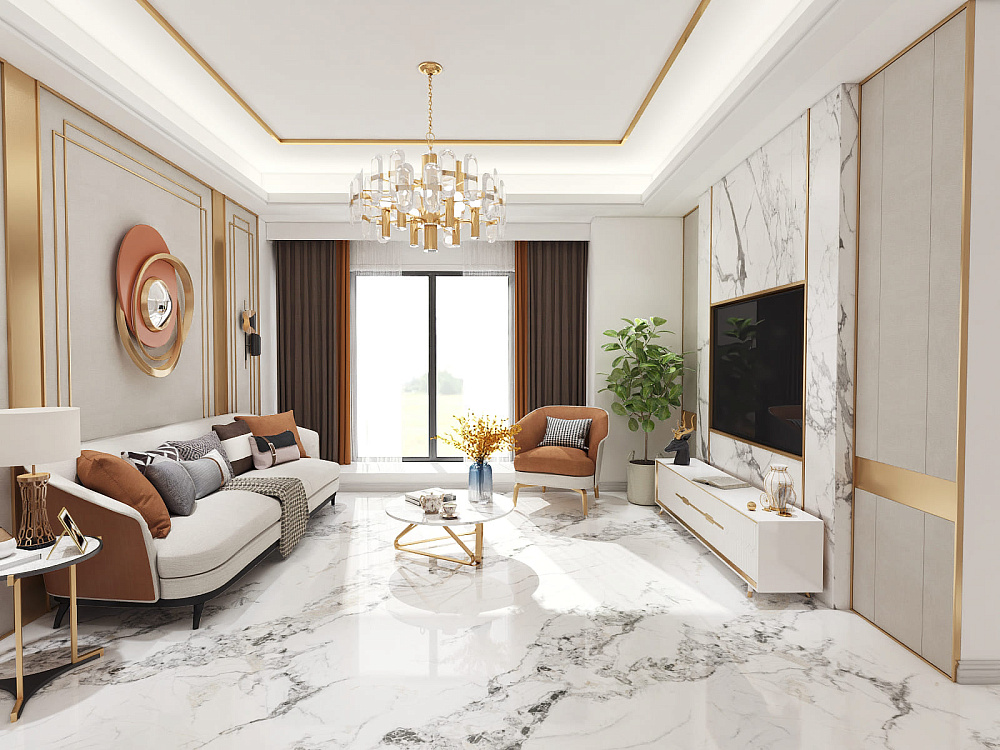 Bianco Gold Basconi Home