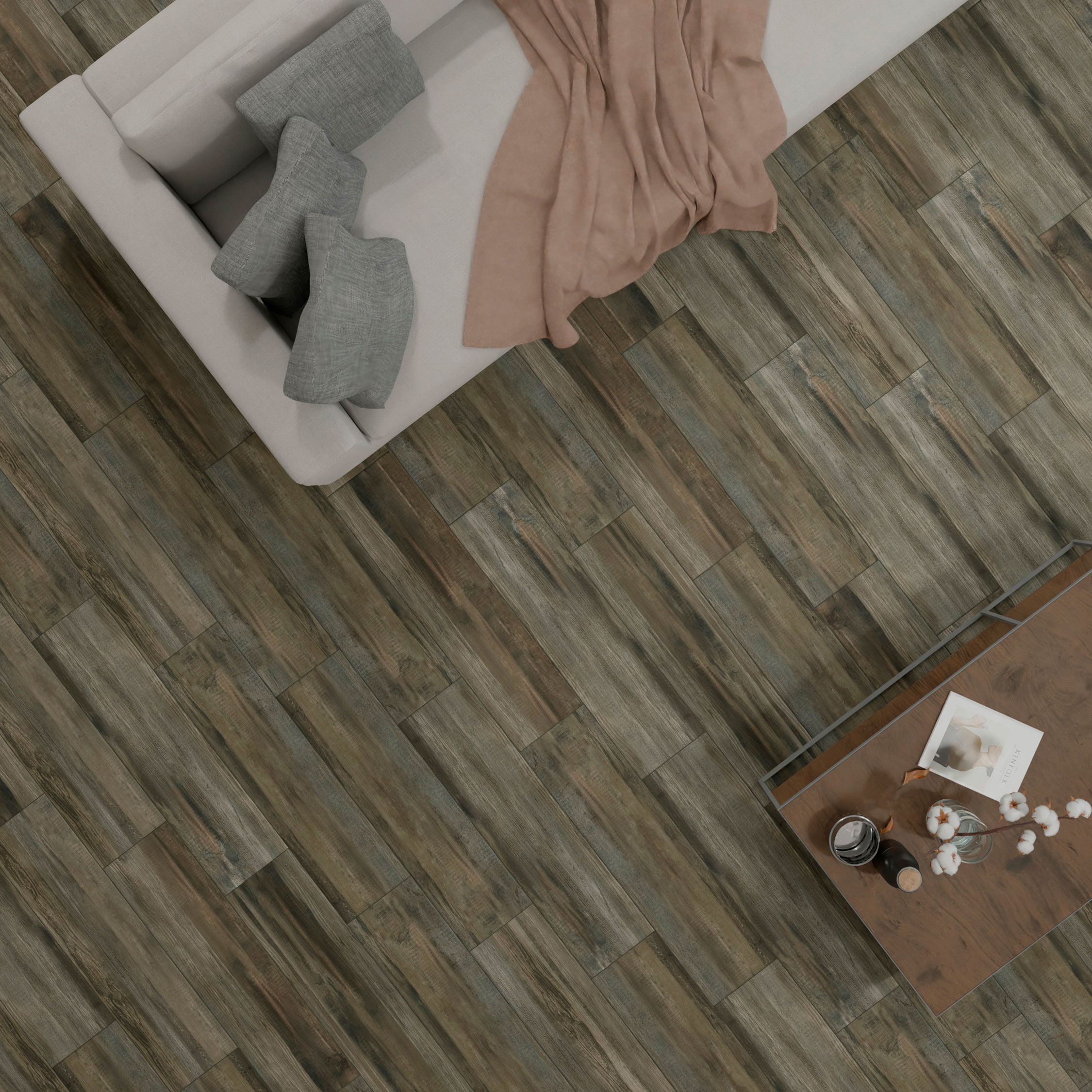 GT208021901MСR Hamburg Серый 19,8x80 Global Tile