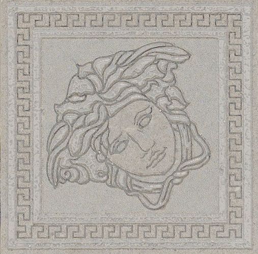 261162 GREEK Tozzetto Grigio 12,5x12,5 Versace (Gardenia Orchidea)