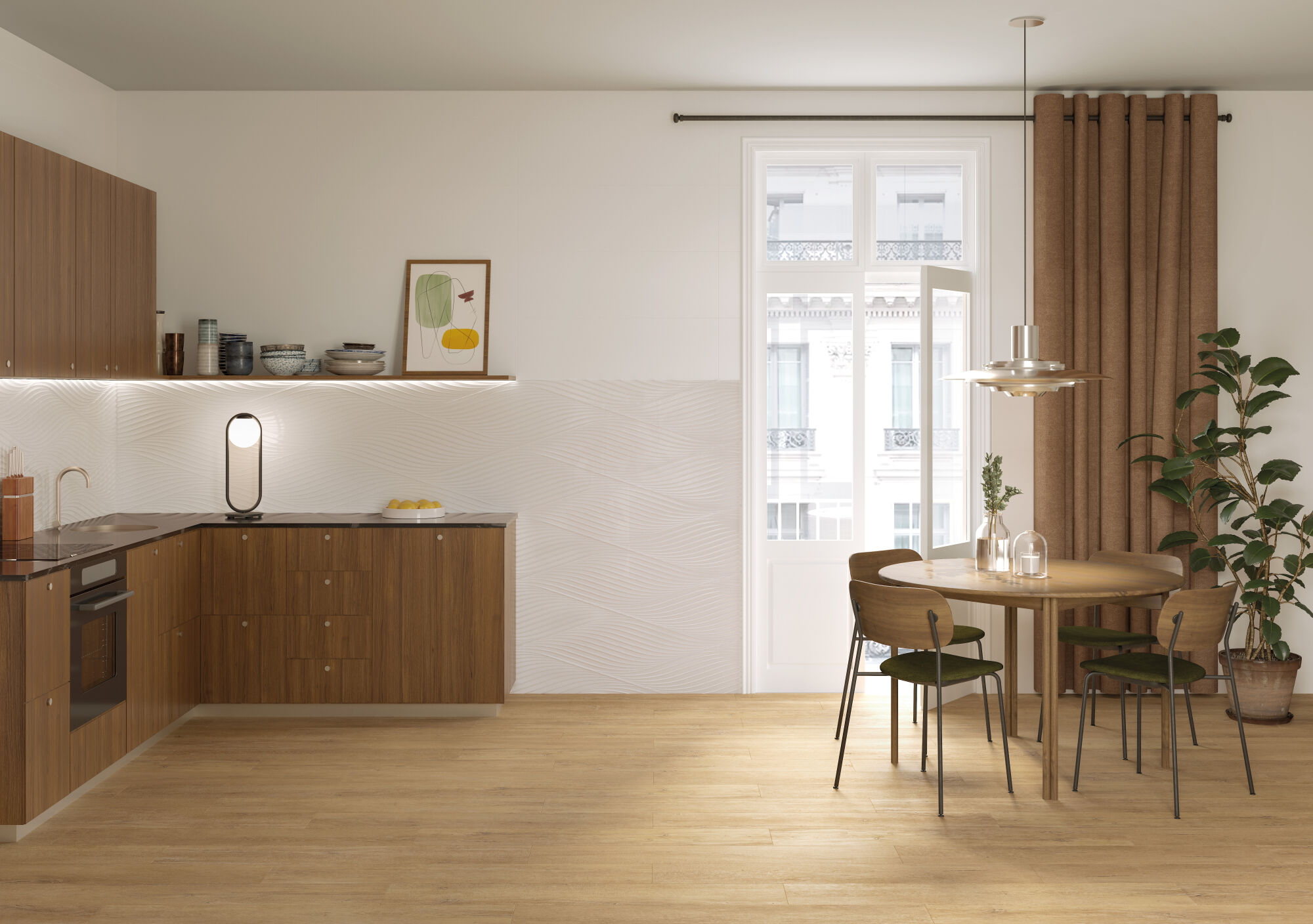 27743 D.Lenk Walnut Tangram/30X30/C 30x30 Peronda фото 2