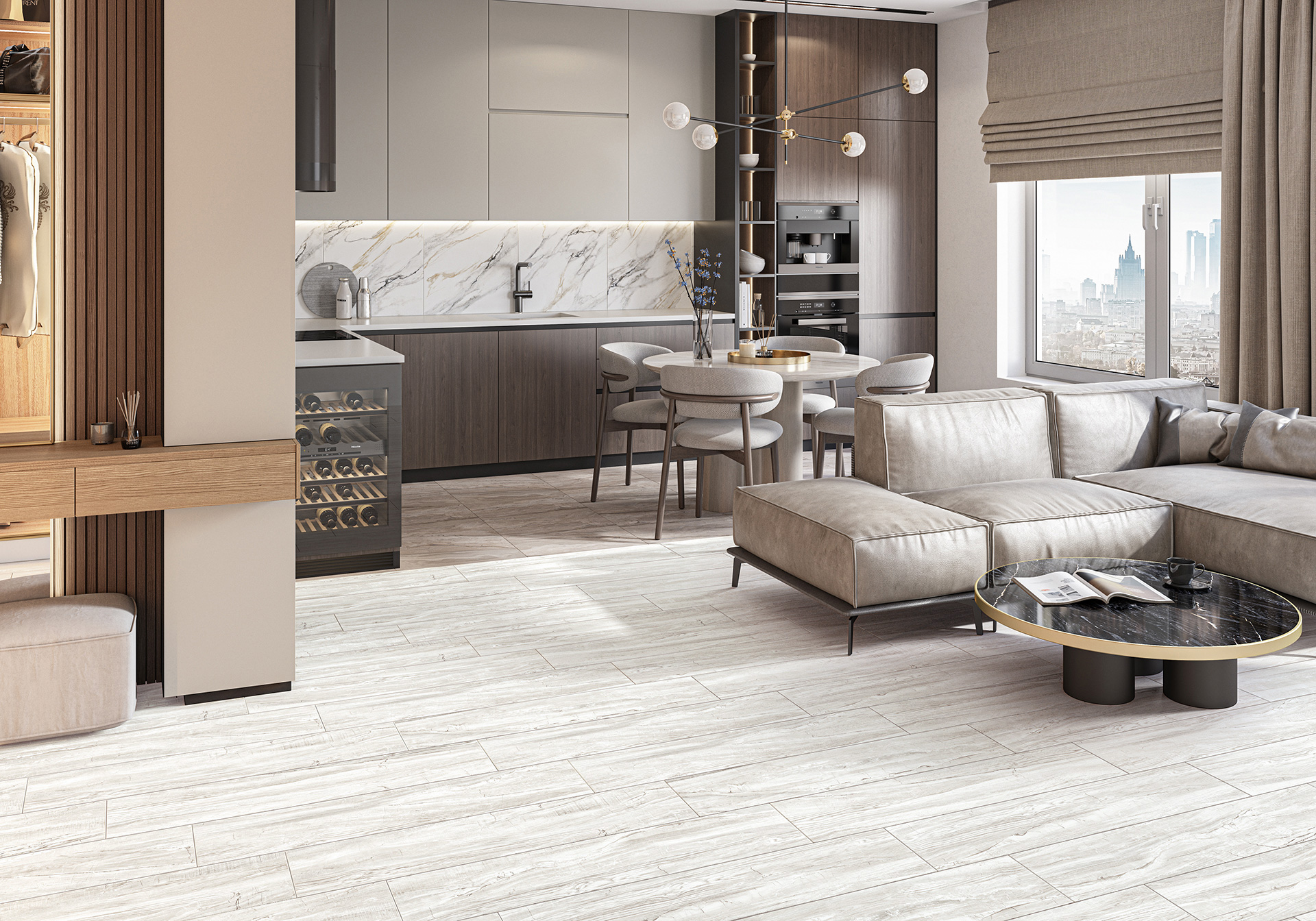 GFA92WDW44R Wonderwood 200x900x9 Alma Ceramica (Уралкерамика)