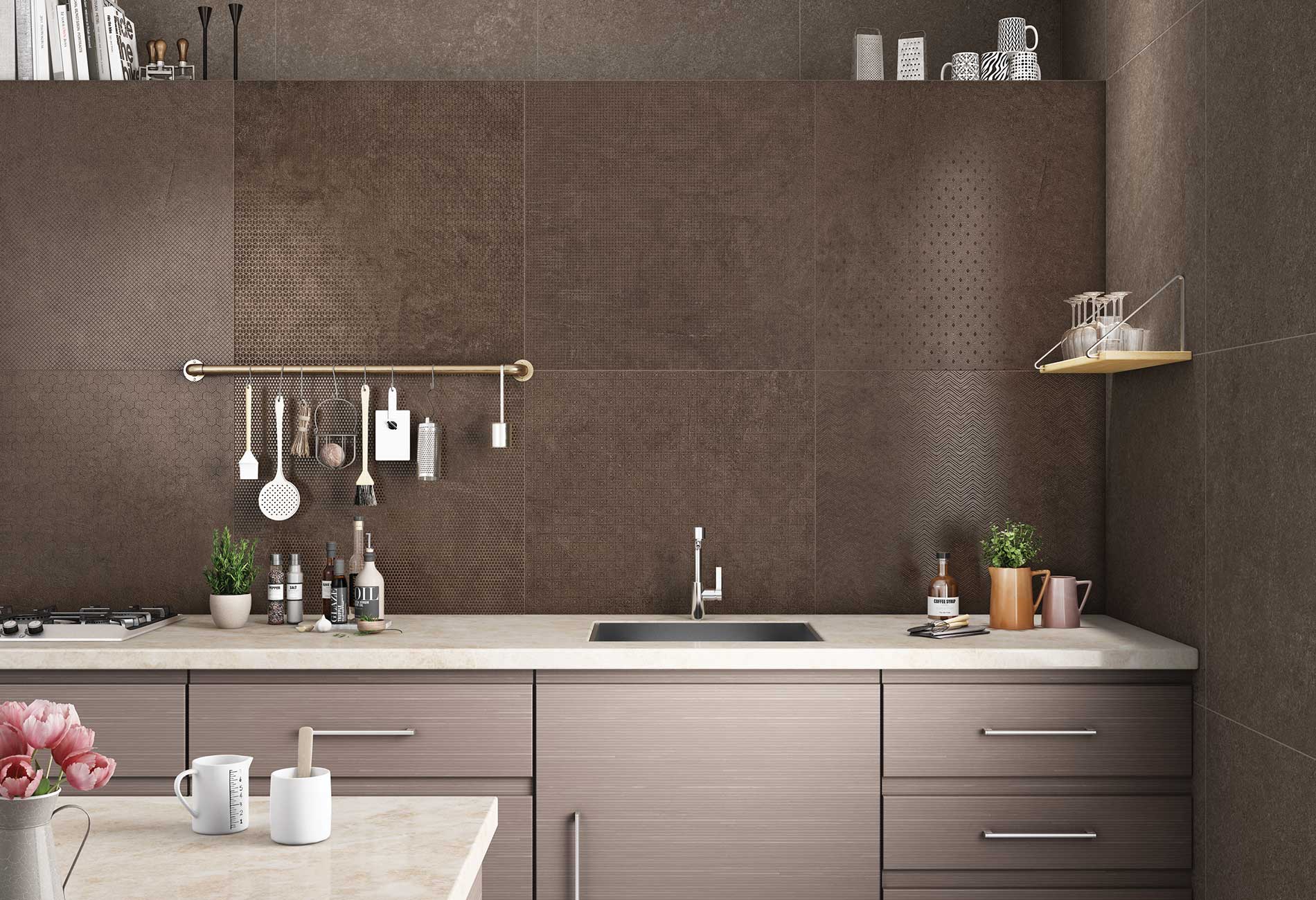 Eterna Viola Carving 60x60 Infinity Ceramica