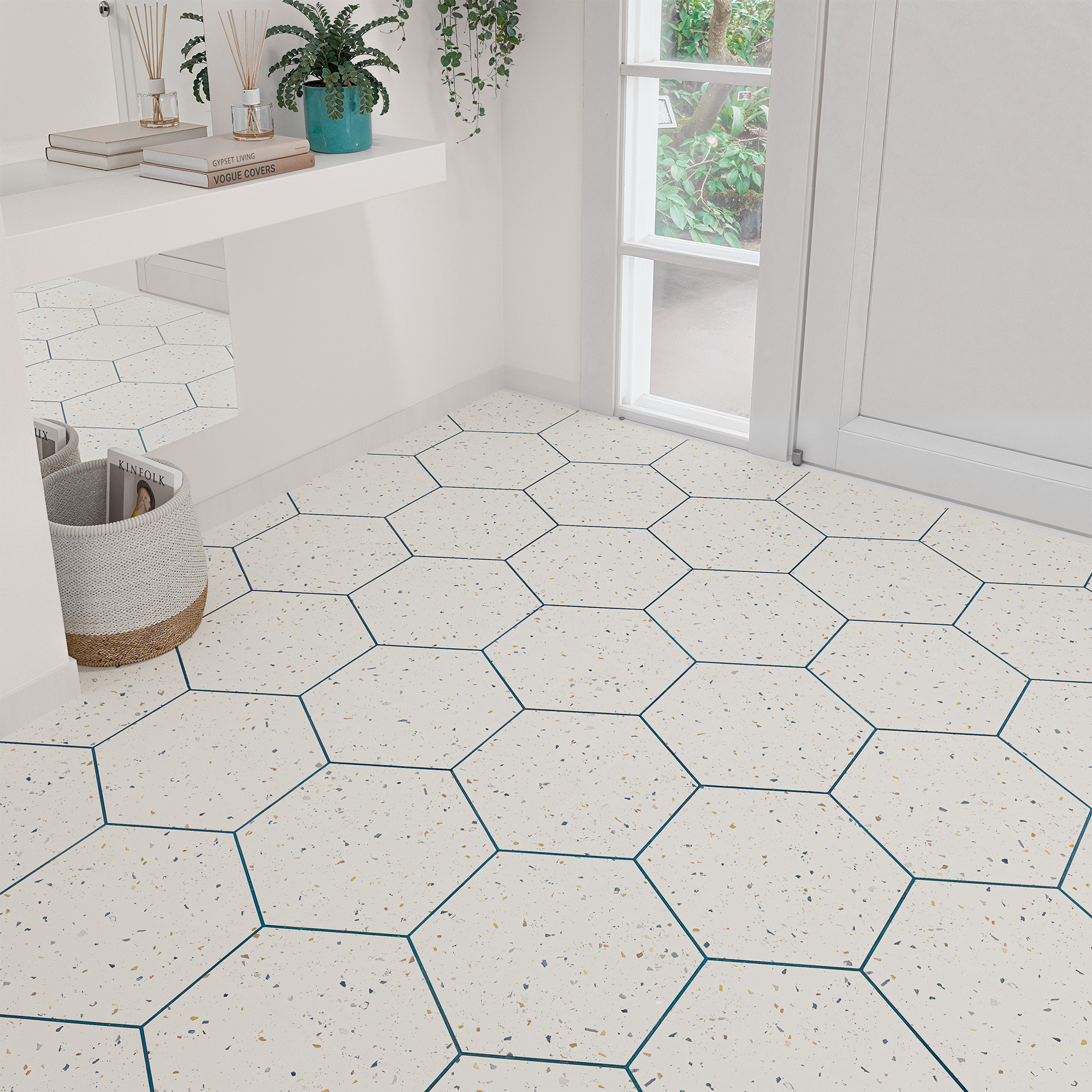 123383 Terrazzo Earth 32x36.8 DNA Tiles фото 11