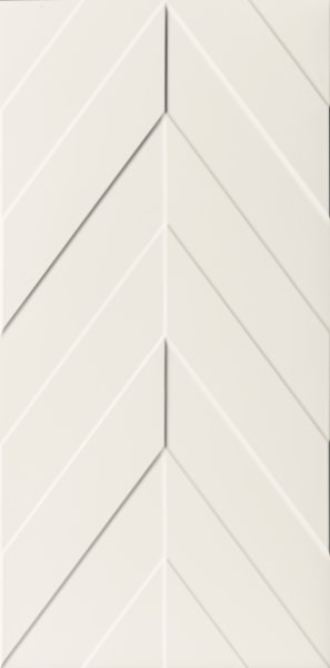 D730 4D Chevron White Matt 40х80 Marca Corona