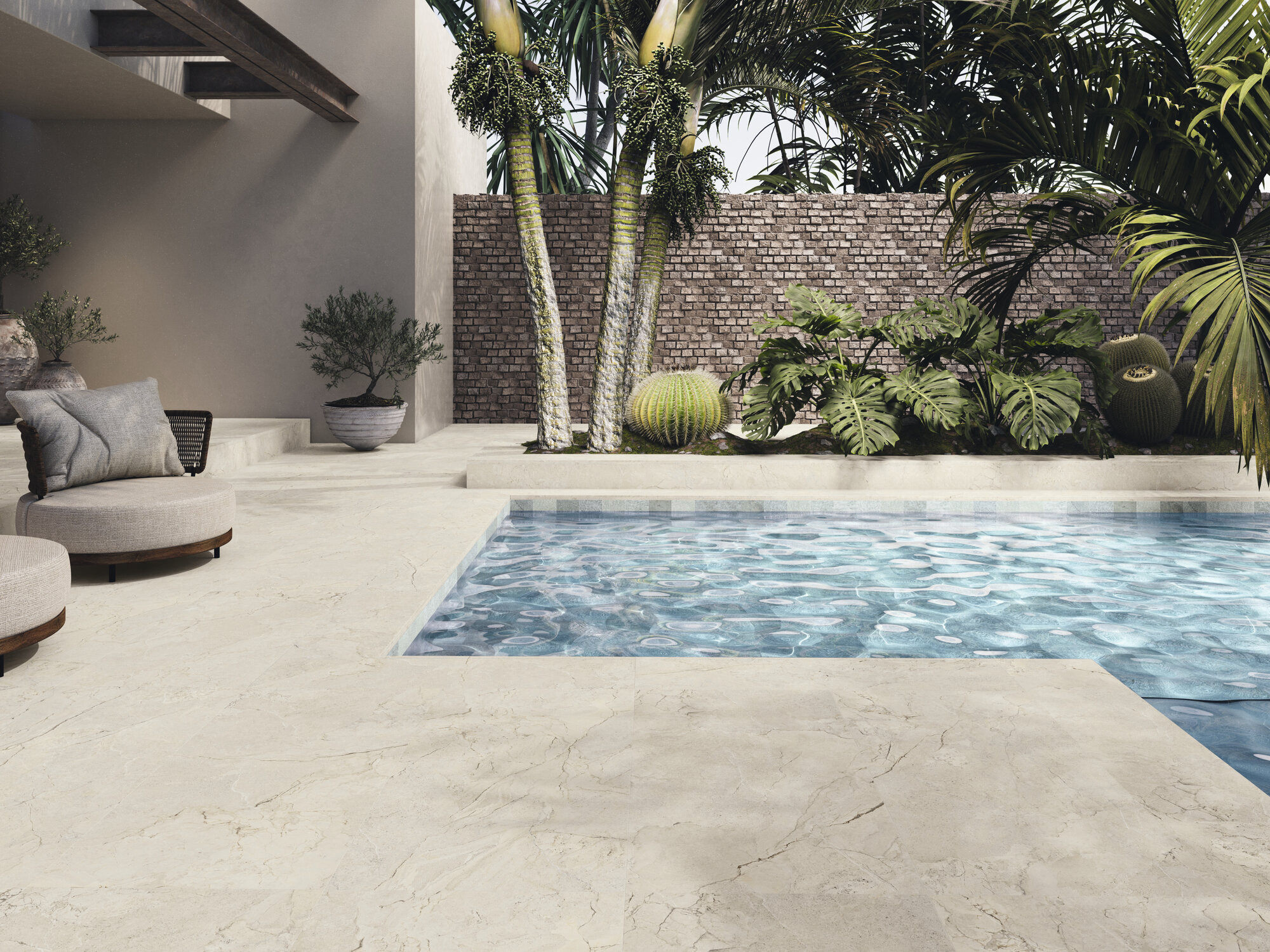 A044973 Alloy Cream Matt Rect 60x120 Ape Ceramica фото 10