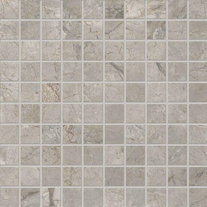 A2M2 Silver Grey Mosaico Lappato RT 30x30 Keope