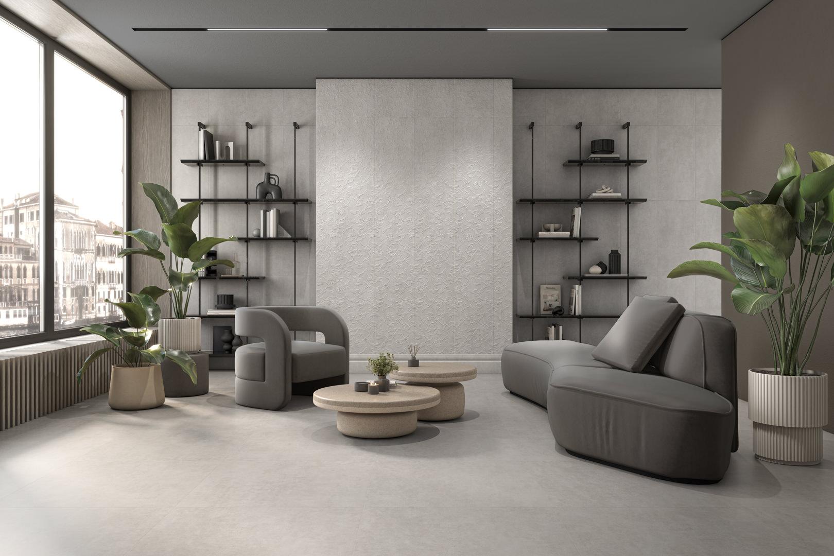 48014R Догана серый светлый матовый структура обрезной 40x80x1,1 Kerama Marazzi