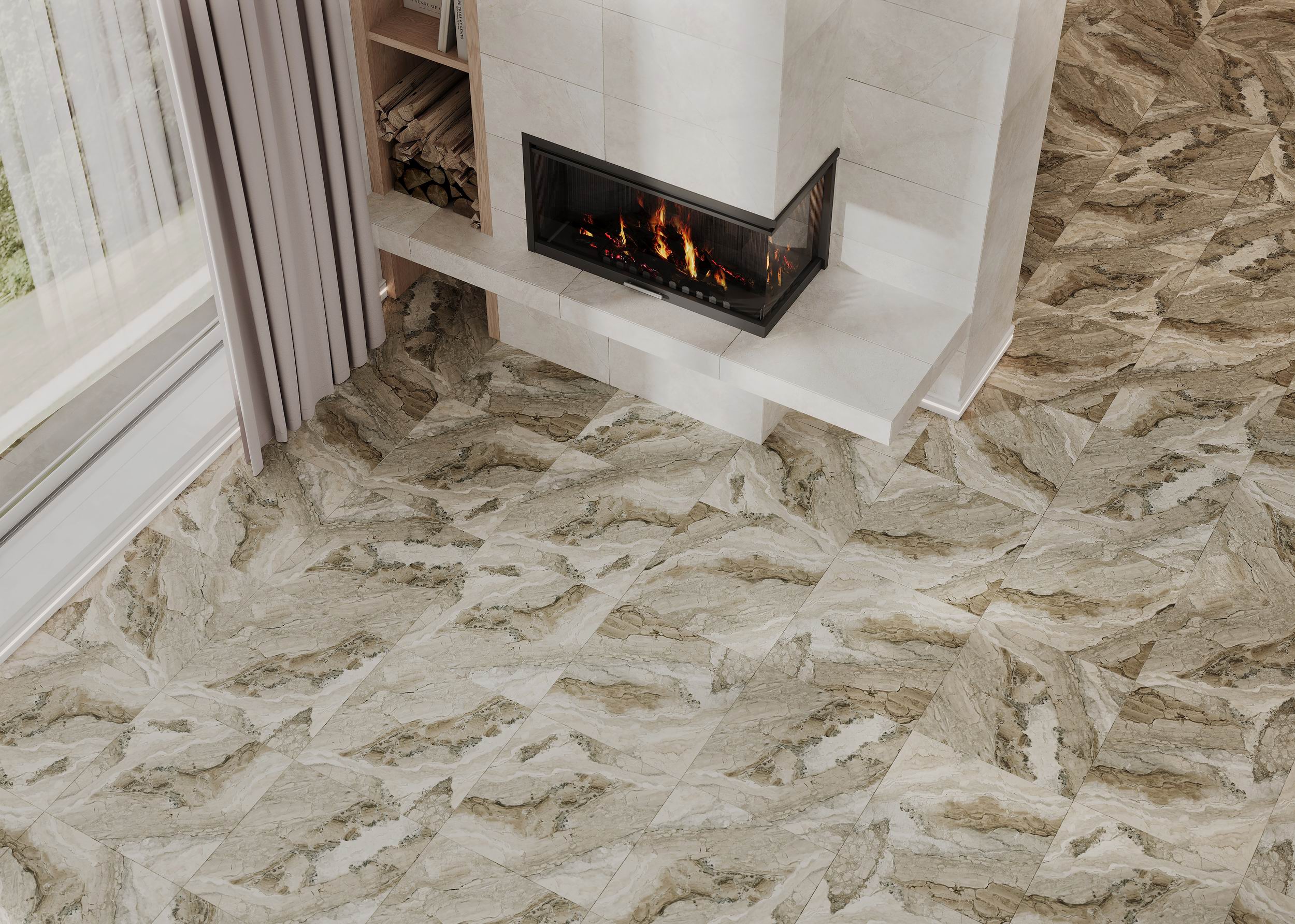Vivero GP палевый 300х600 Beryoza Ceramica