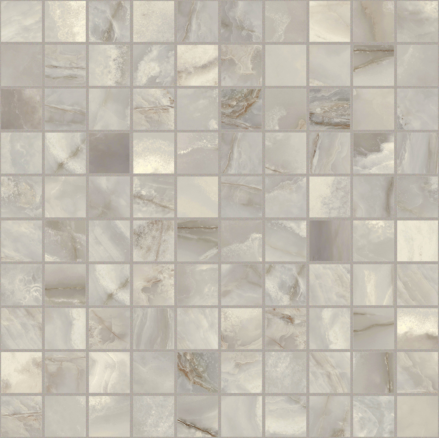 767665 Onyx&More Silver Onyx Satin Mosaico 3x3 30x30 Casa Dolce Casa