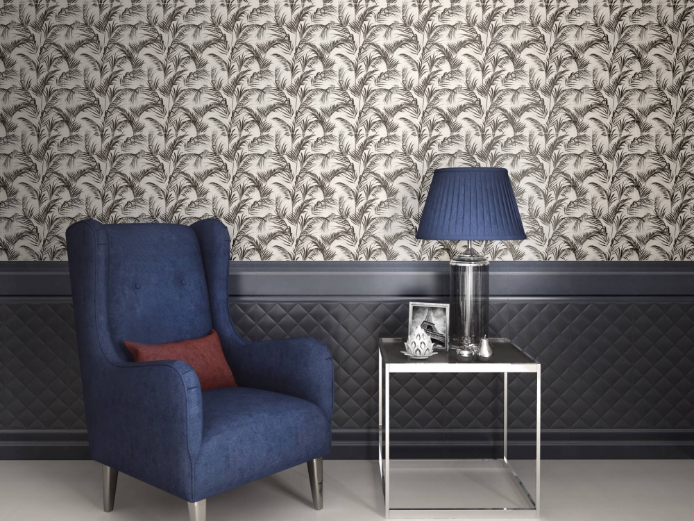 11135R Тропикаль листья бежевый обрезной 30х60 Kerama Marazzi