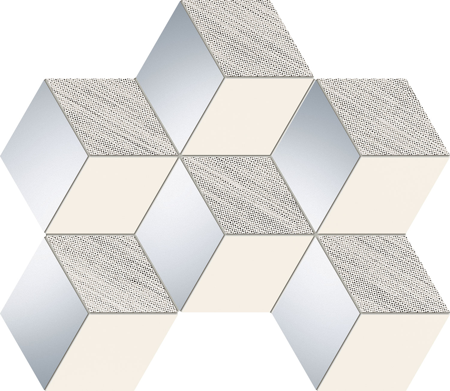 Ms-Senza grey hex 28.9x22.1 Tubadzin