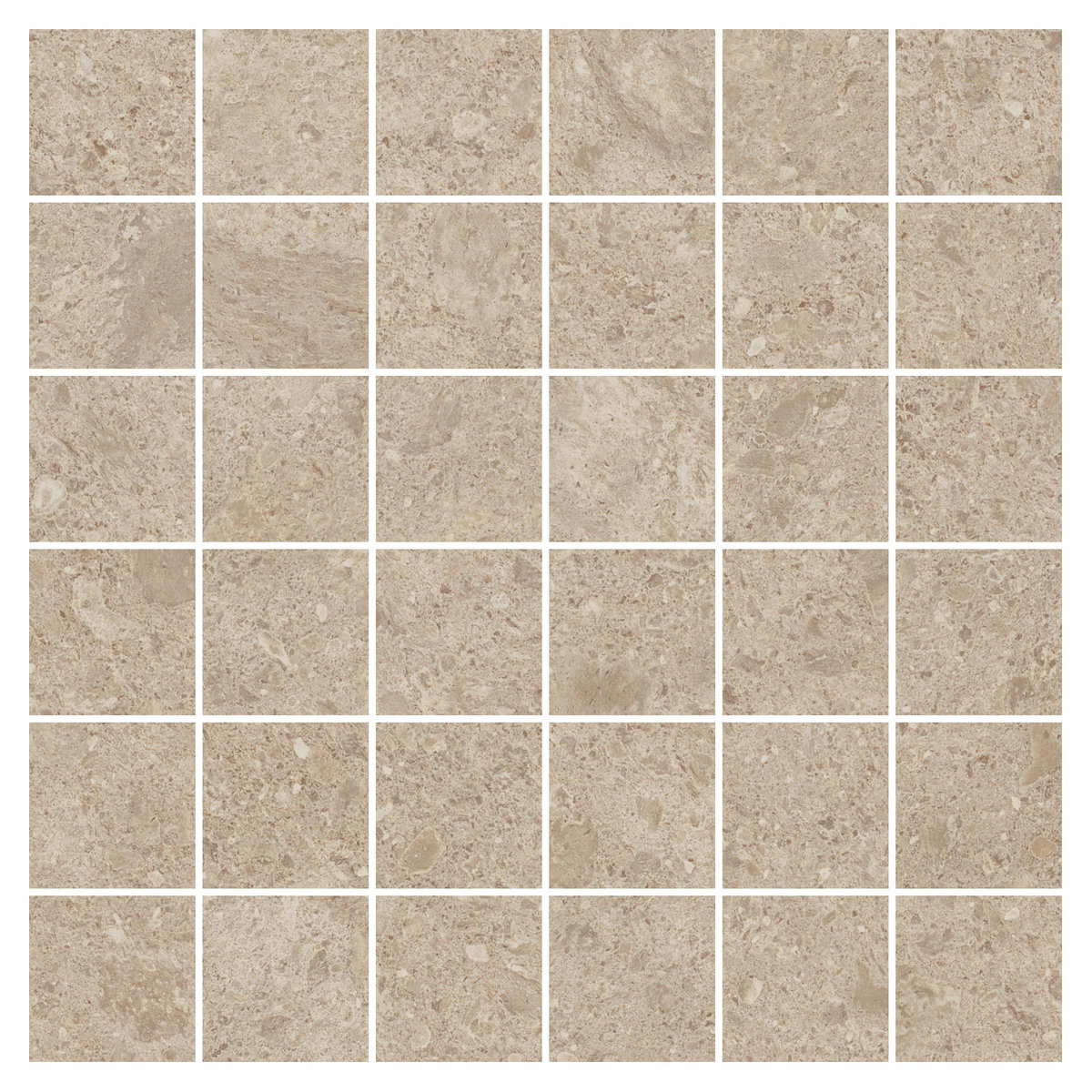 610110000348 Genesis Venus Cream Mosaico 30x30 Italon