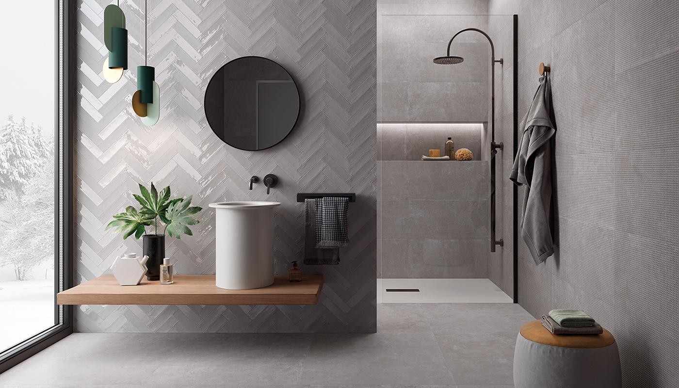 EHWP Totalook Mosaico Sequenza Bianco Naturale 30x30 Emilceramica